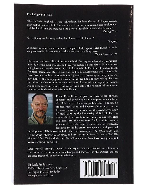 The Brain Book: An Owner's Manual  - Peter Russell  - Tietokirjat ja oppaat - 10105498291 - 1