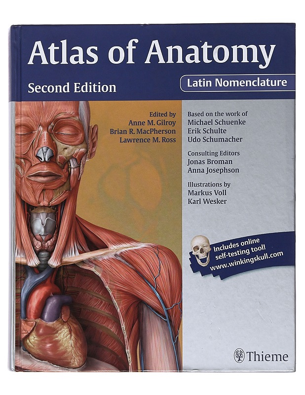 Atlas of anatomy : Latin nomenclature - Gilroy, Anne M - Tietokirjat ja oppaat - 10105498344 - 0