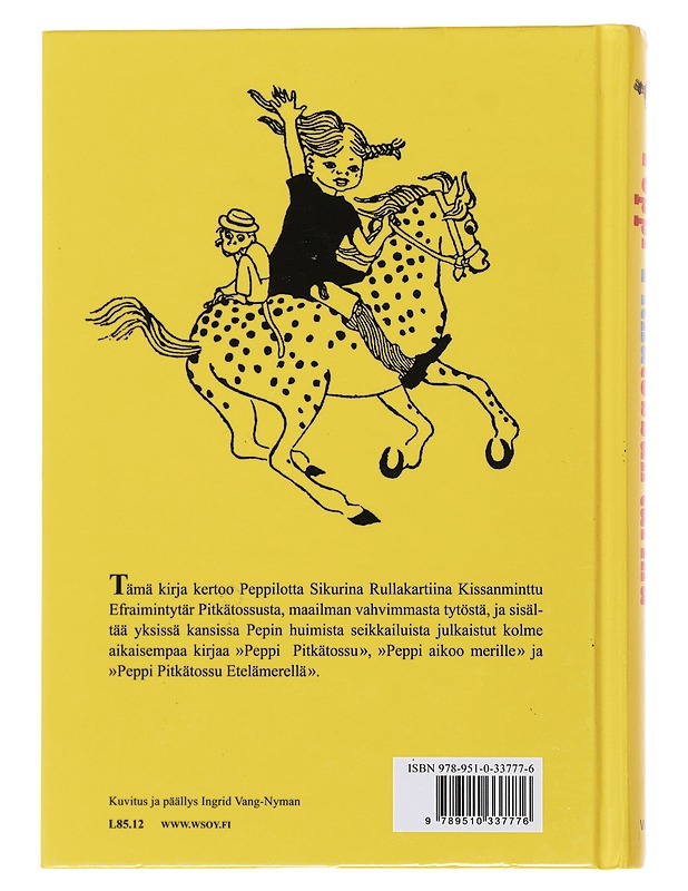 Peppi Pitkätossun tarina - Lindgren, Astrid - Lastenkirjat - 10105498368 - 1