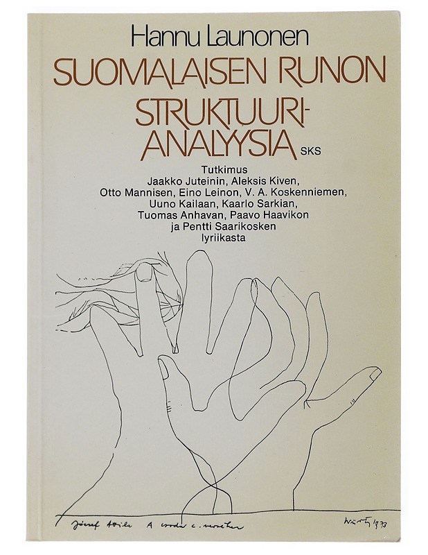 Suomalaisen runon struktuurianalyysia - Launonen, Hannu - Tietokirjat ja oppaat - 10105498379 - 0