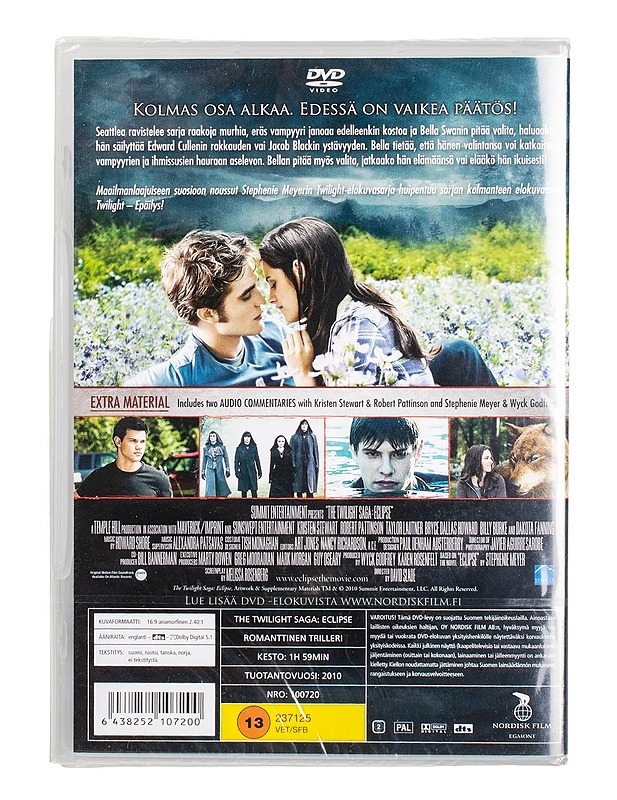 Twilight : Epäilys - DVD - DVD-elokuvat - 10105498410 - 1