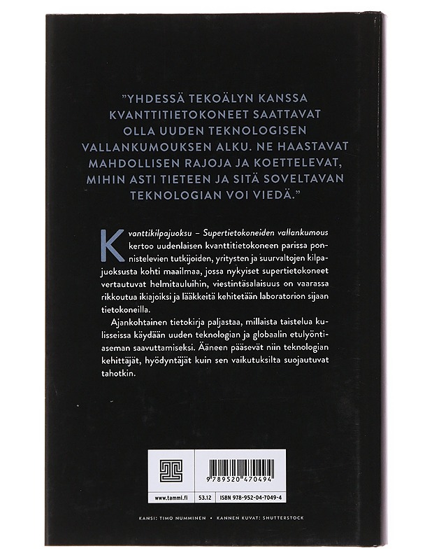 Kvanttikilpajuoksu : supertietokoneiden vallankumous - Tommi Tenkanen - Tietokirjat ja oppaat - 10105498445 - 1