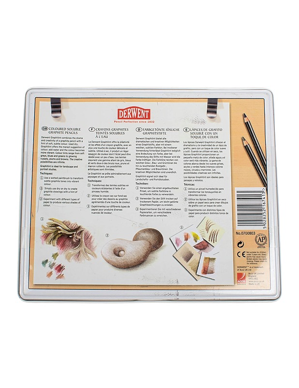 DERWET Graphitint puukynät, 24 kpl - Askartelu - 10105498496 - 2