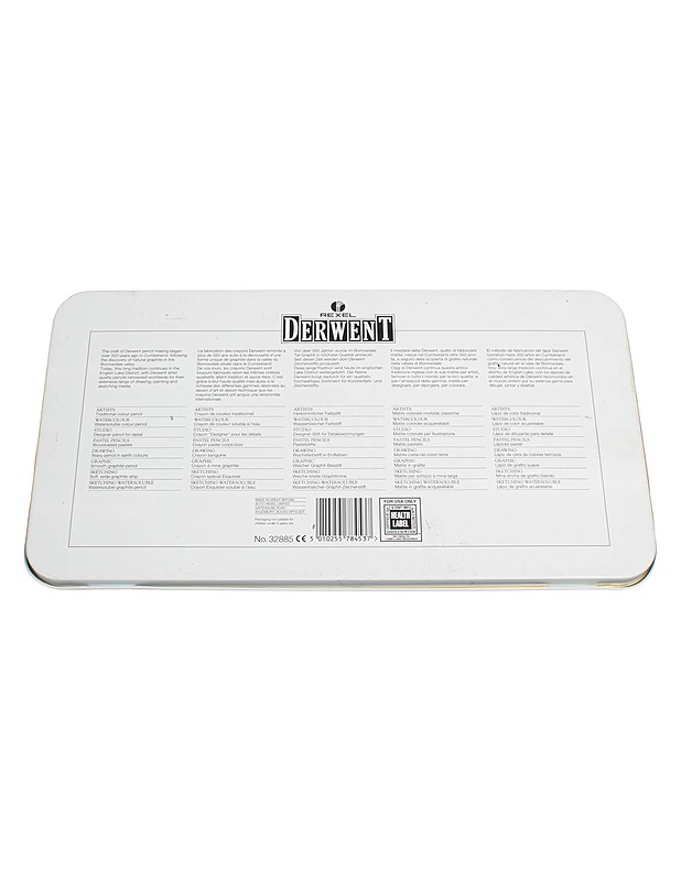 DERWENT Watercolour akvarellipuuvärikynät, 36 kpl - Askartelu - 10105498500 - 2