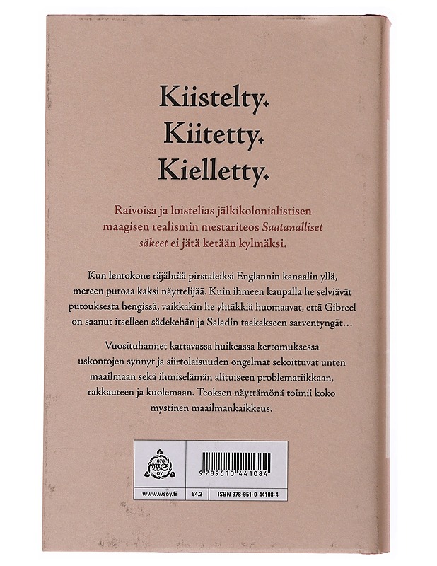 Saatanalliset säkeet - Rushdie, Salman - Romaanit ja novellit - 10105498514 - 1