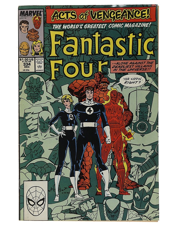 Fantastic Four 334/1989 - Lehdet - 10105498522 - 0
