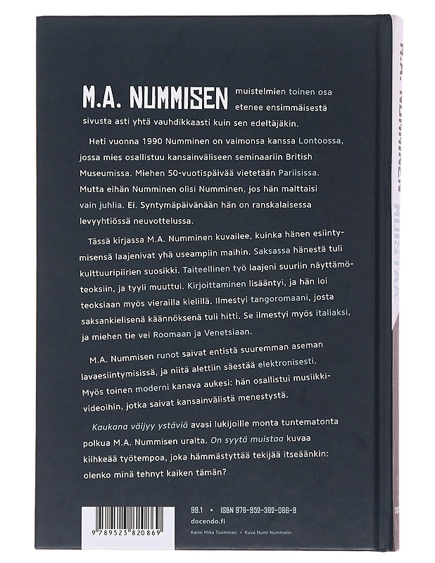 On syytä muistaa : muistelmat II - Numminen, M.A - Elämäkerrat ja muistelmat - 10105498525 - 1