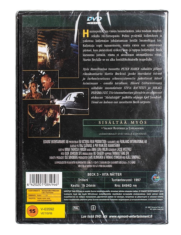 BECK : Valkeat yöt - DVD - DVD-elokuvat - 10105498527 - 1