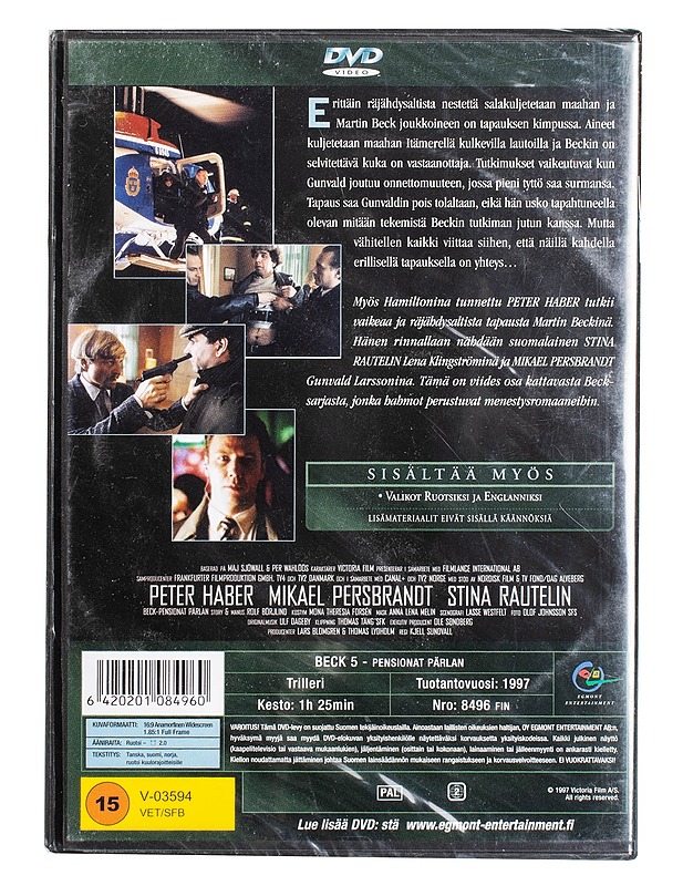 Beck 5 : Kuoleman kuriirit - DVD - DVD-elokuvat - 10105498536 - 1