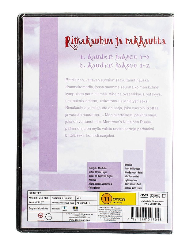 Rimakauhua ja rakkautta 1. kauden jaksot 4-6, 2. kauden jaksot 1-2 - DVD - DVD-elokuvat - 10105498562 - 1