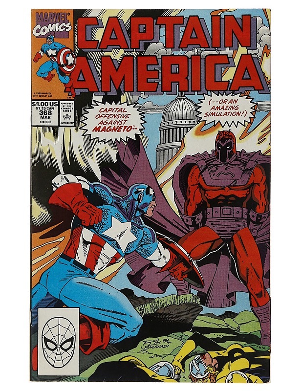 Captain America 368/1990 - Lehdet - 10105498552 - 0