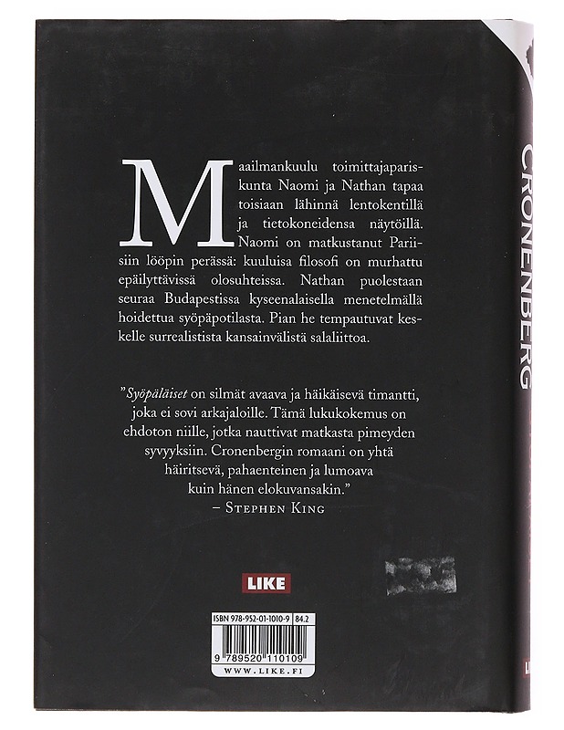 Syöpäläiset - Cronenberg, David - Jännitys ja dekkarit - 10105498577 - 1