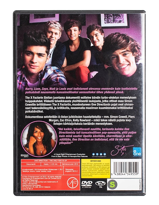 One Direction - The only Way Is Up - DVD  - DVD-elokuvat - 10105498603 - 1