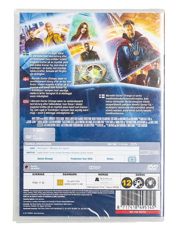 Doctor Strage - DVD - DVD-elokuvat - 10105498626 - 1