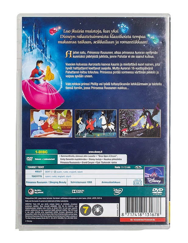 Prinsessa Ruusunen - DVD - DVD-elokuvat - 10105498641 - 1
