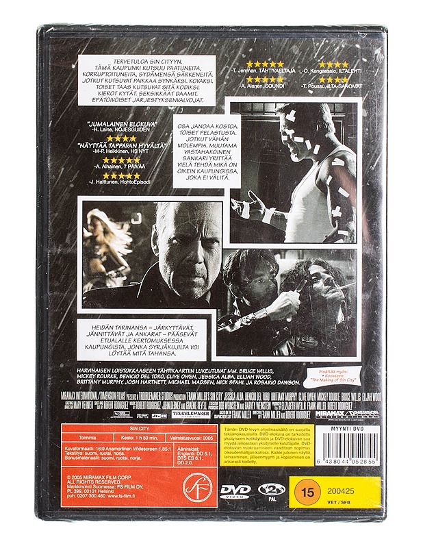 Sin City - DVD - DVD-elokuvat - 10105498643 - 1