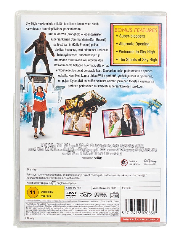 Sky High - DVD - DVD-elokuvat - 10105498646 - 1