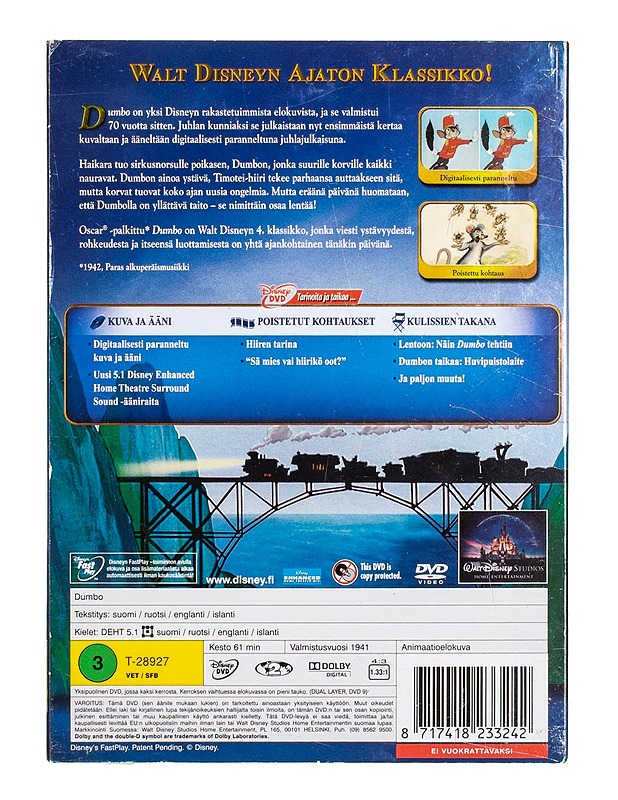 Dumbo - DVD - DVD-elokuvat - 10105498650 - 1