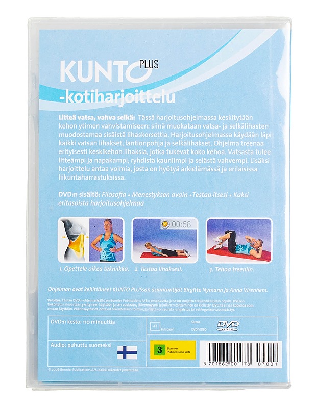 Litteä vatsa, vahva selkä 1 - DVD - DVD-elokuvat - 10105498672 - 1