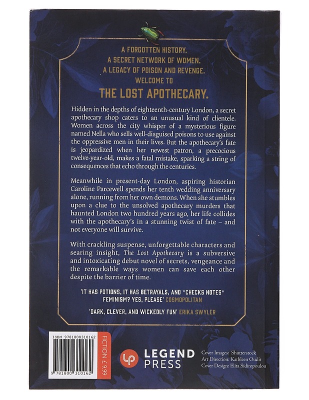 The Lost Apothecary - Sarah Penner - Kirja lahjaksi - 10105498699 - 1