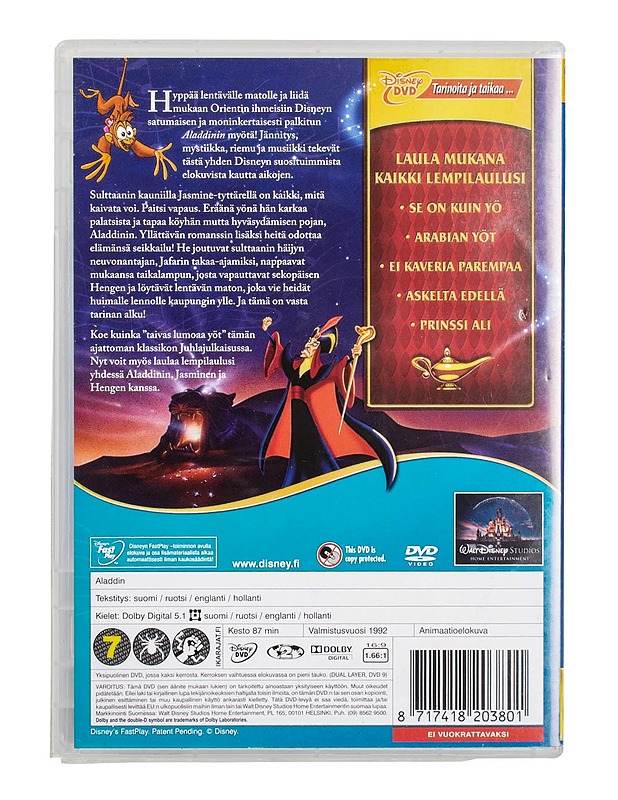 Aladdin - DVD - DVD-elokuvat - 10105498717 - 1