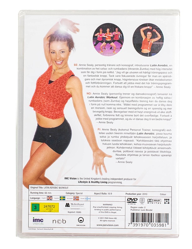 Latin aerobic workout - DVD - DVD-elokuvat - 10105498728 - 1