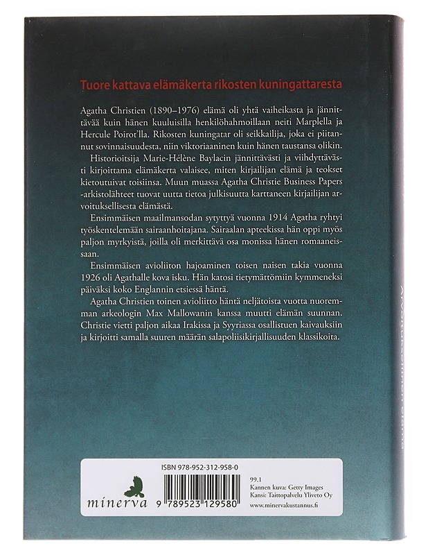 Agatha Christie : arvoituksellinen elämä - Baylac, Marie-Hélène - Elämäkerrat ja muistelmat - 10105498733 - 1