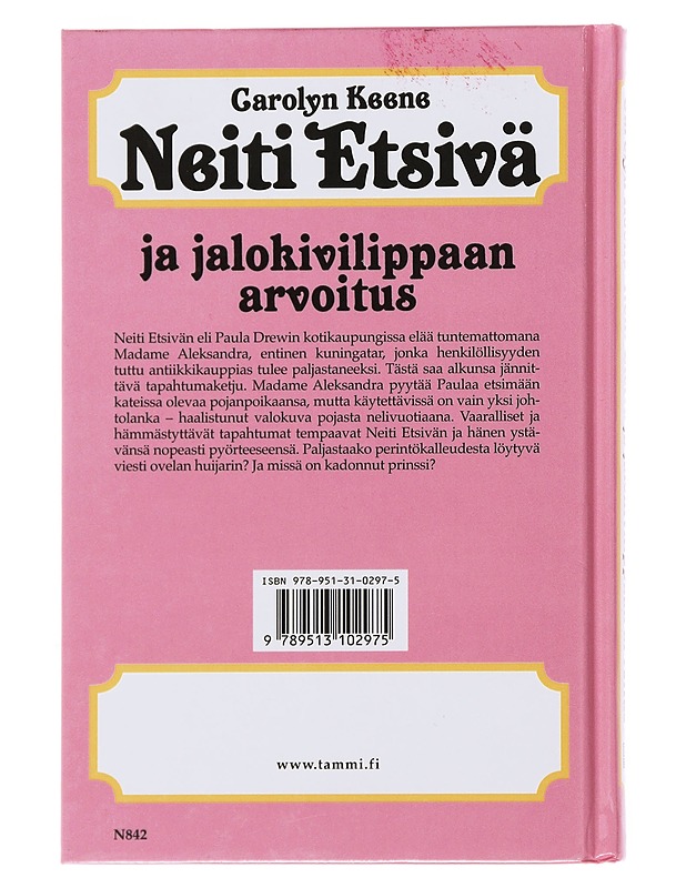Neiti Etsivä ja jalokivilippaan arvoitus - Keene, Carolyn - Nuorten kirjat - 10105498742 - 1