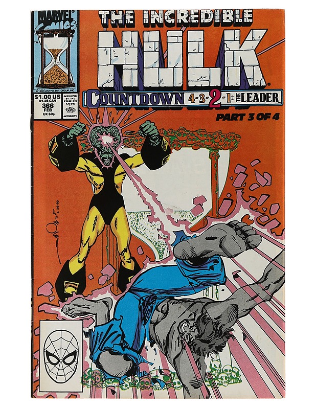 The Incredible Hulk 366/1990 - Lehdet - 10105498747 - 0