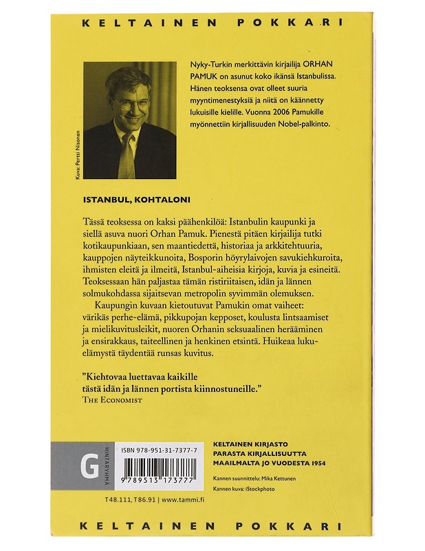 Istanbul : muistot ja kaupunki - Pamuk, Orhan - Elämäkerrat ja muistelmat - 10105498763 - 1