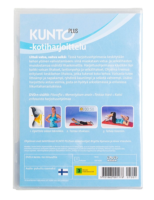 Litteä vatsa, vahva selkä 1 - DVD - DVD-elokuvat - 10105498774 - 1