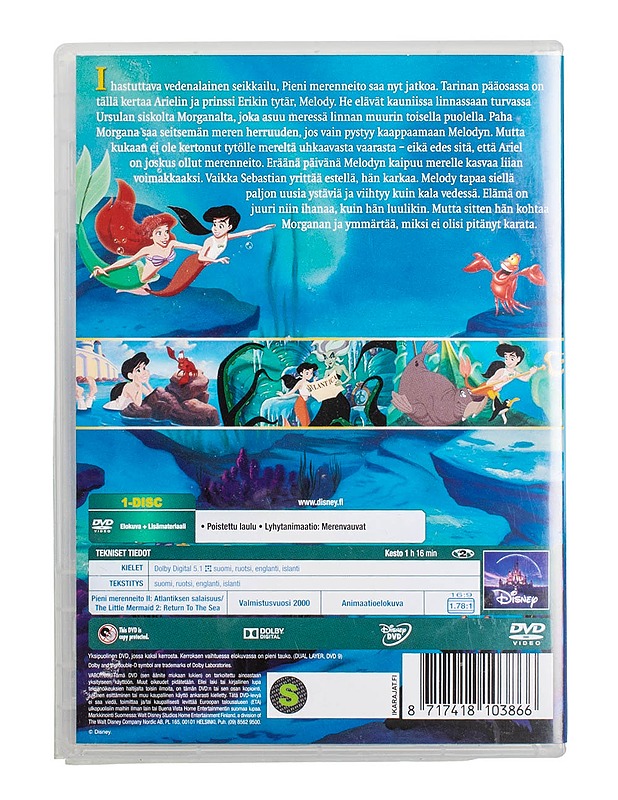 Pieni merenneito 2 - DVD - DVD-elokuvat - 10105498795 - 1