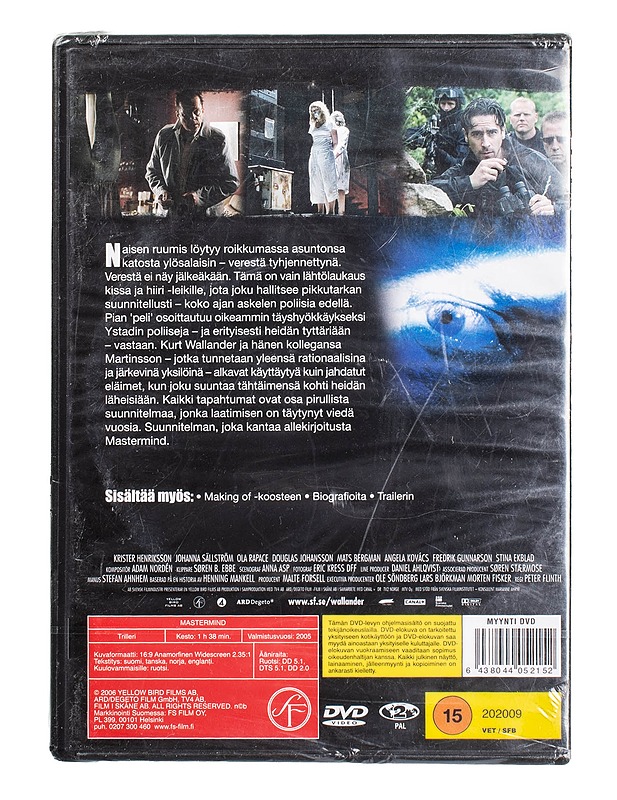 Mankellin Wallander: Mastermind - DVD - DVD-elokuvat - 10105498798 - 1