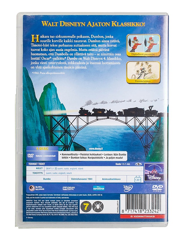 Dumbo - DVD - DVD-elokuvat - 10105498800 - 1