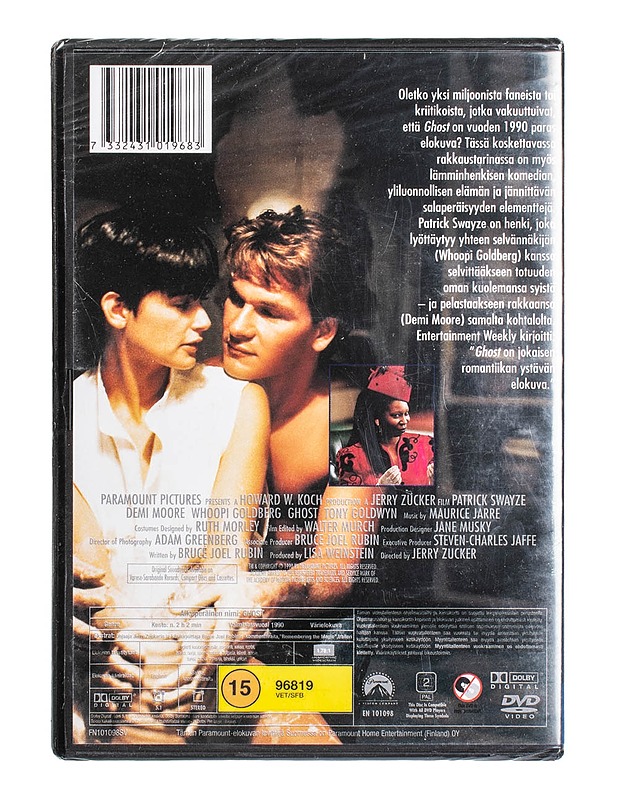 Ghost - Näkymätön rakkaus - DVD - DVD-elokuvat - 10105498805 - 1