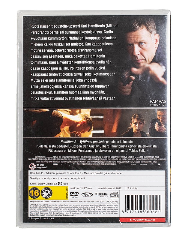 Hamilton 2 : tyttäreni puolesta - DVD - DVD-elokuvat - 10105498811 - 1