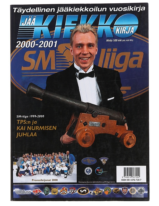 Jääkiekkokirja : Suomen Jääkiekkoliiton ja SM-liigan virallinen kausijulkaisu = The Finnish Ice Hockey Federation official guide & record book 2000-2001 - Suikki, Reijo - Tietokirjat ja oppaat - 10105498820 - 0
