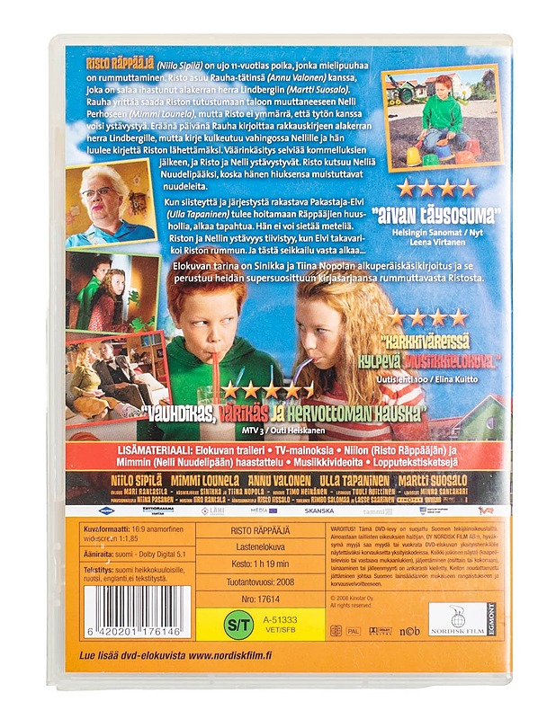 Risto Räppääjä - DVD - DVD-elokuvat - 10105498834 - 1