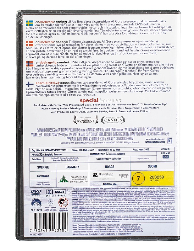 An Inconvenient Truth - DVD - DVD-elokuvat - 10105498849 - 1