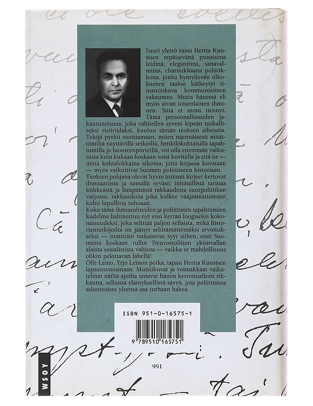 Vielä yksi kirje : Hertta Kuusisen dramaattinen elämä ja rakkaus Yrjö Leinoon - Olle Leino - Elämäkerrat ja muistelmat - 10105498882 - 1