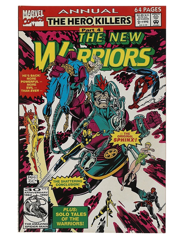 The New Warriors 2/1992 - Lehdet - 10105498878 - 0