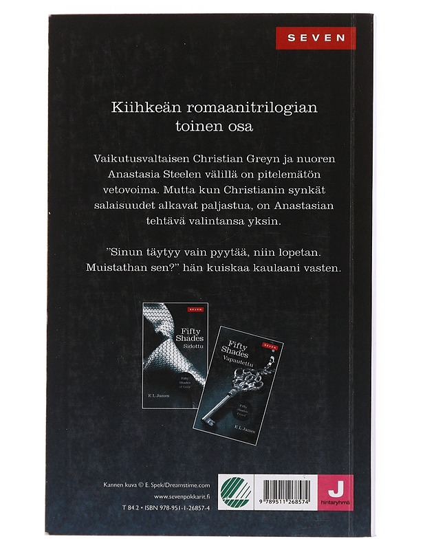 Fifty shades. 2, Satutettu - James, E. L. - Romaanit ja novellit - 10105498924 - 1