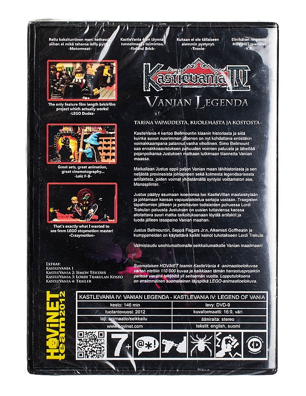 KASTLEVANIA IV: VANIAN LEGENDA - DVD - DVD-elokuvat - 10105498993 - 1