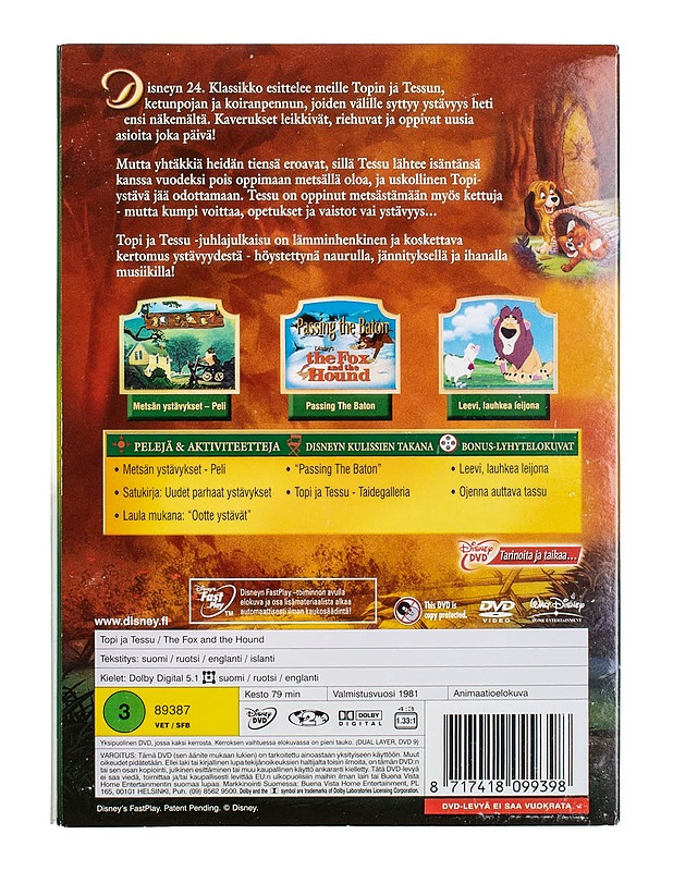 Topi ja Tessu - DVD - DVD-elokuvat - 10105499011 - 1