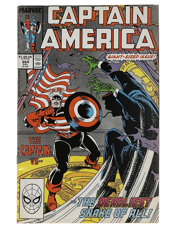 Captain America 344/1988 - Lehdet - 10105499049 - 0