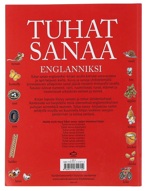 Tuhat sanaa englanniksi - Amery, Heather - Lastenkirjat - 10105499079 - 1