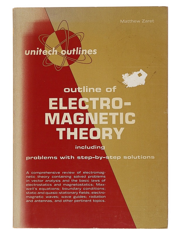 Outline of Electromagnetic Theory - Zaret , Matthew E. - Tietokirjat - 10105499093 - 0