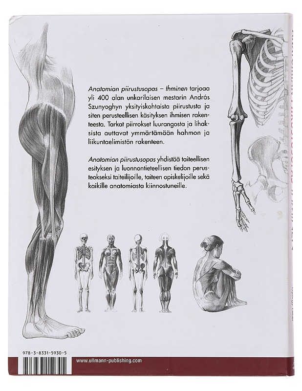 Anatomian piirustusopas : ihminen - Szunyoghy, András - Harrastekirjat - 10105499109 - 1