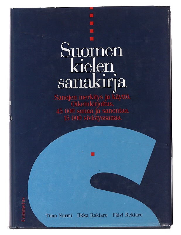 Suomen kielen sanakirja - Nurmi, Timo - Tietokirjat ja oppaat - 10105499159 - 0