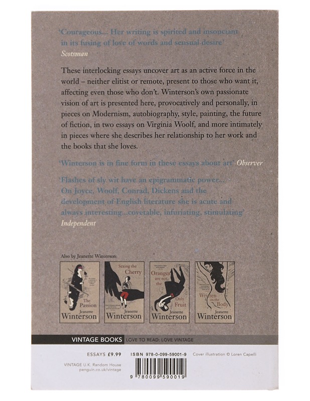 Art objects : Essays on ecstasy and effrontery - Jeanette Winterson - Taide- ja kulttuurikirjat - 10105499171 - 1